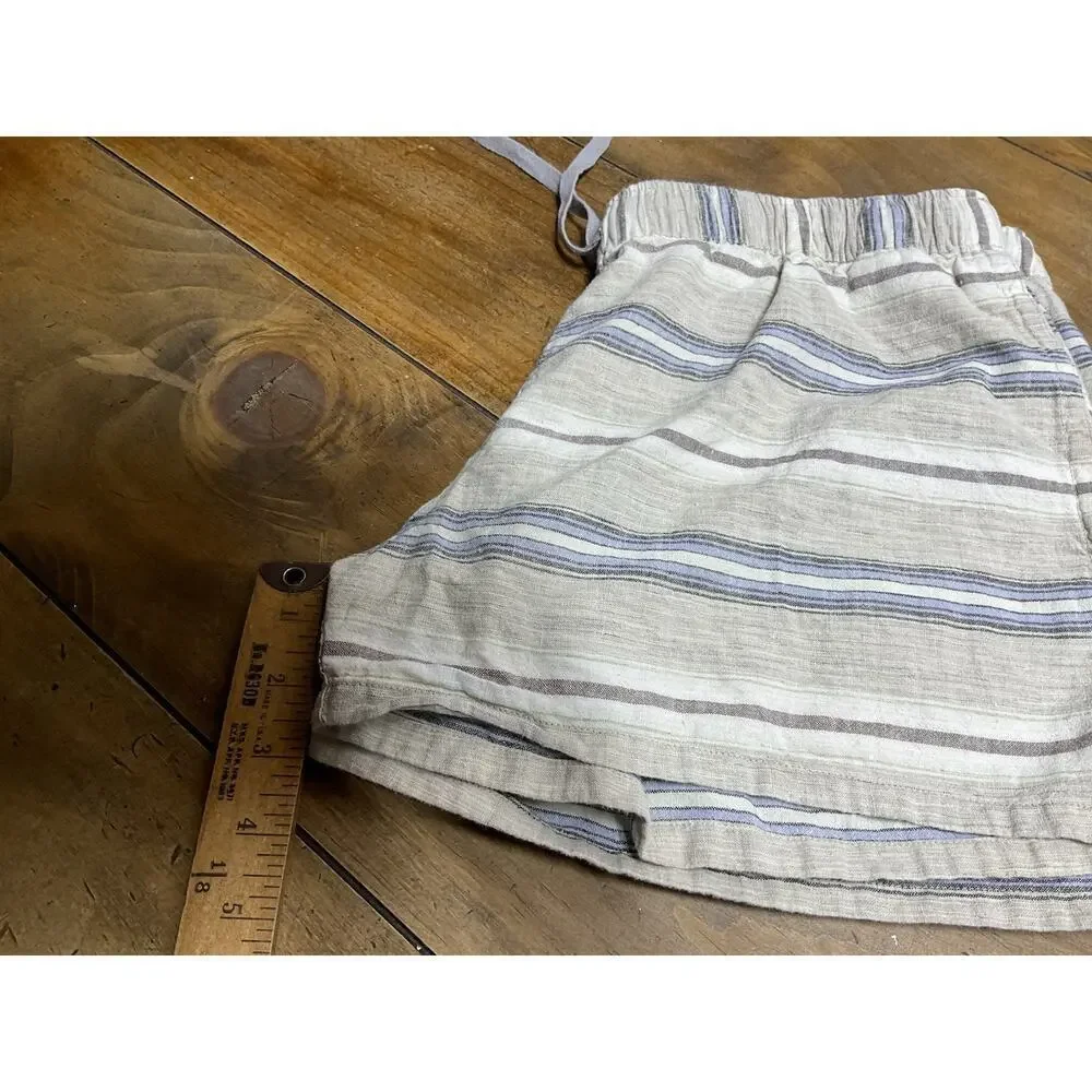 Patagonia Women’s Island Hemp Baggies Shorts Size Medium Striped